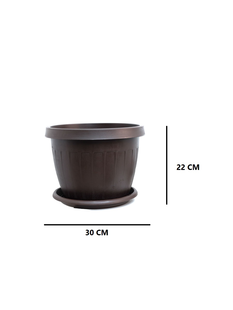 PLASTIC POT STP  DBR 30 'Pots & Vases Plastic Pots