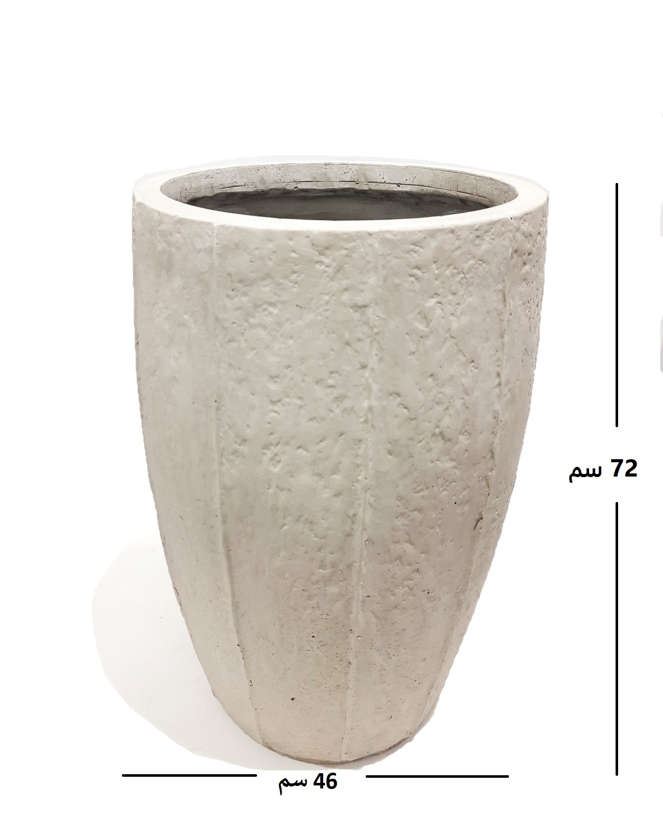 Fiber & Clay Pot G-65 -46 CM 'Pots & Vases Fiber & Clay