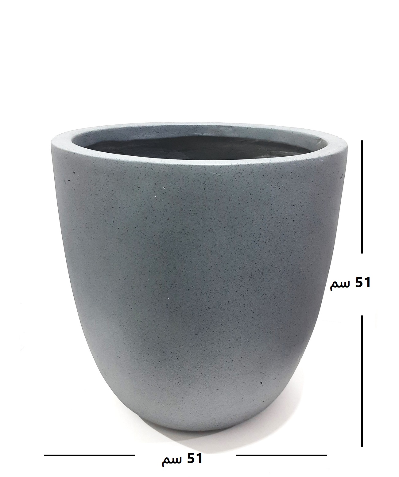 Fiber & Clay Pot G-68 -51 CM 'Pots & Vases Fiber & Clay