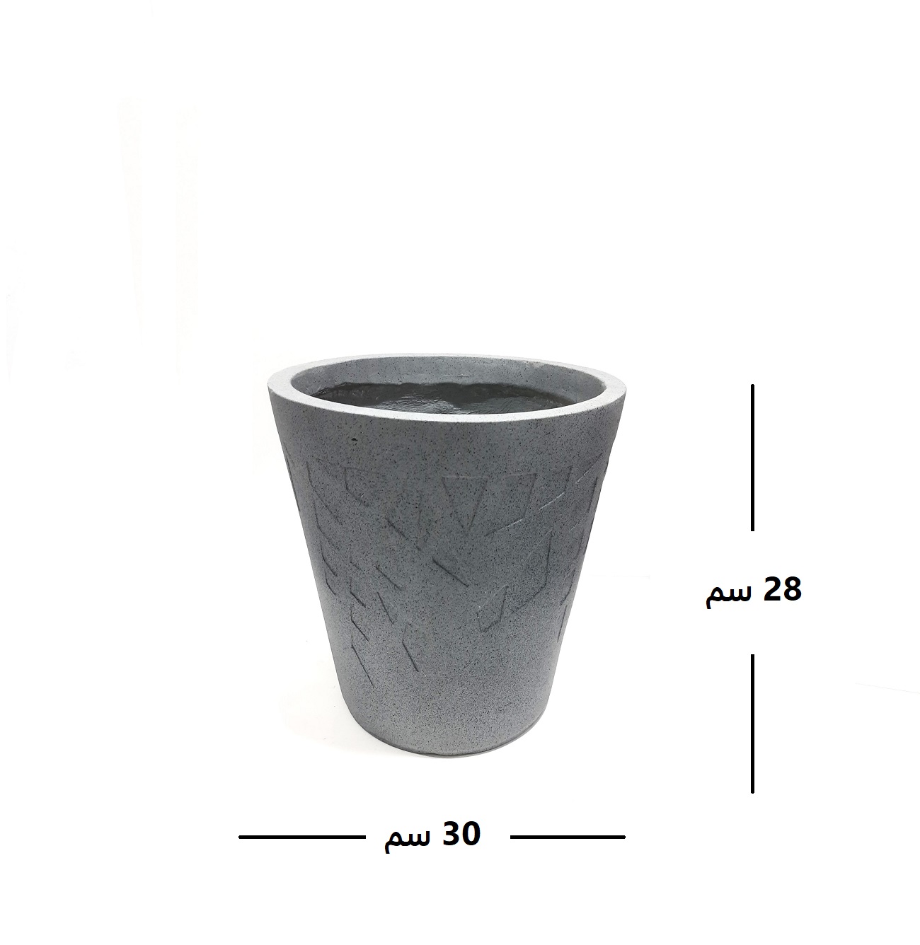 Fiber & Clay Pot G-69 -30 CM 'Pots & Vases Fiber & Clay