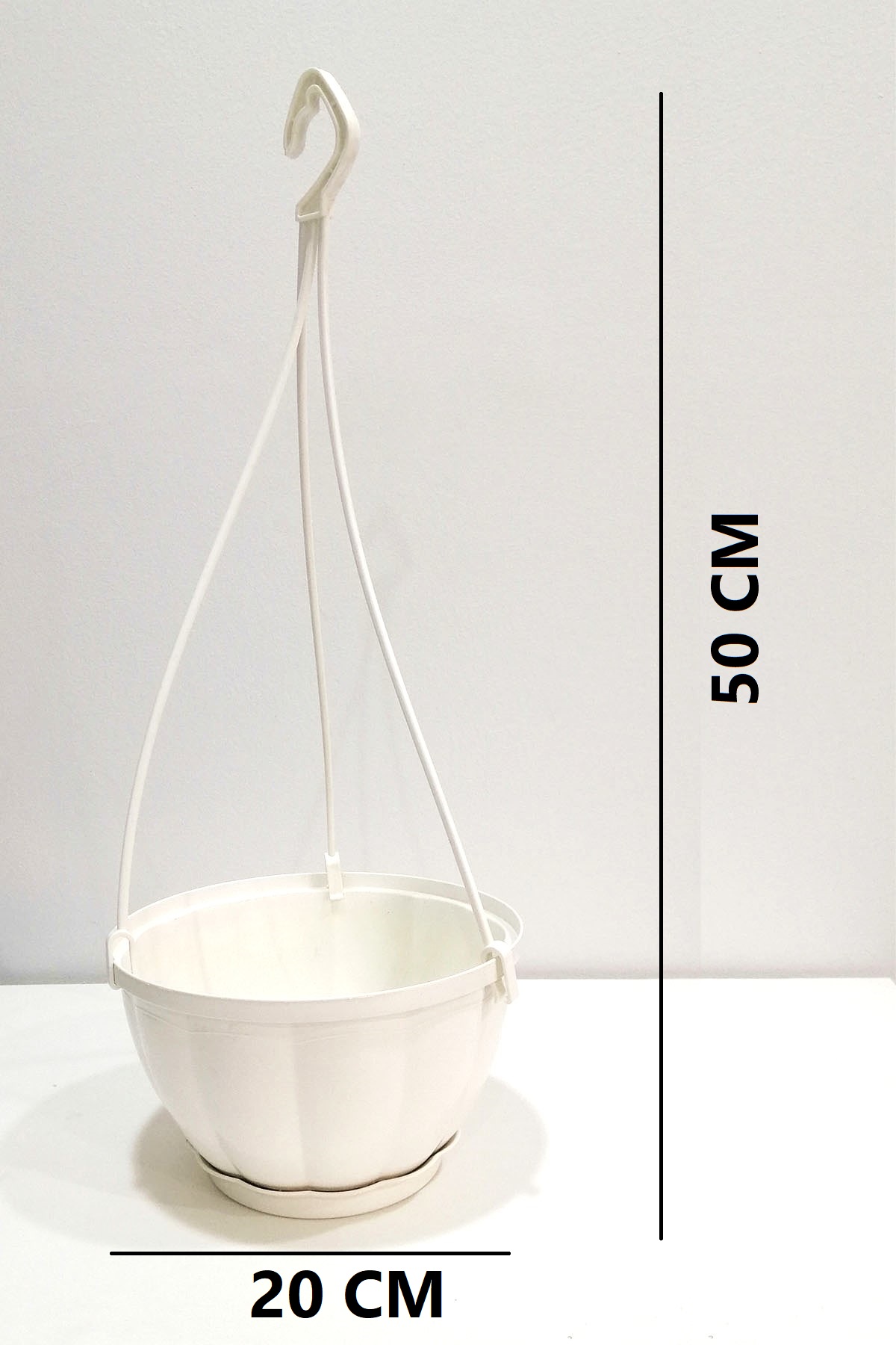 Hanging Plastic Pot-wT Color 'Pots & Vases Hanging Pots