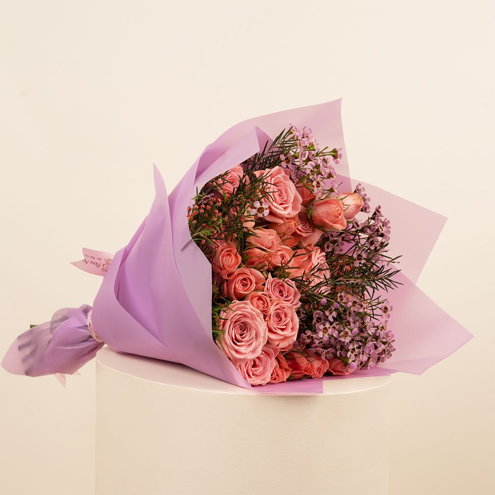  بوكيه الفاوانيا الوردي – وردي 'باقة زهور باقة زهور