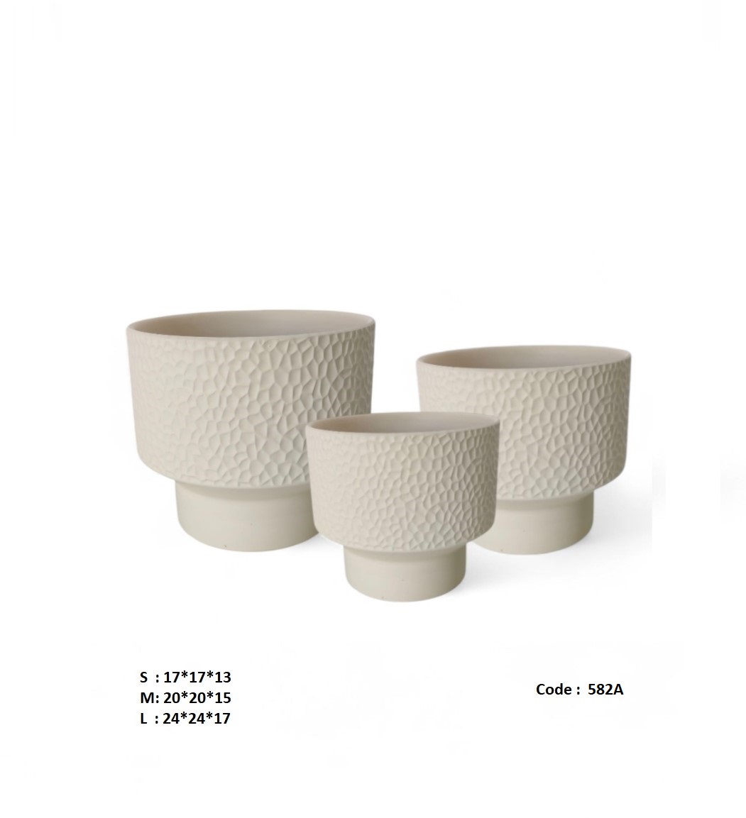 Ceramic Pot-582-medium 'Pots & Vases Ceramic