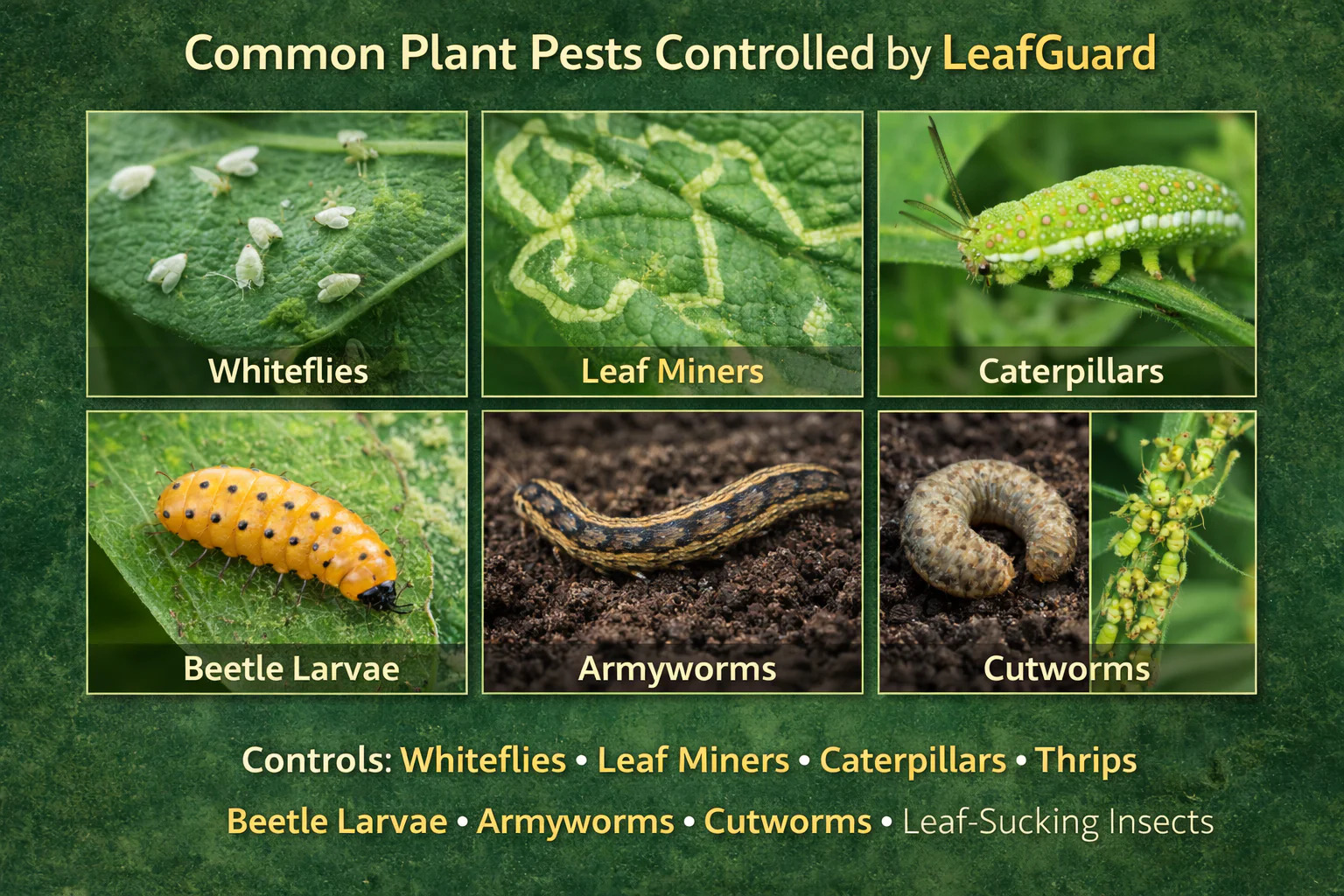 Plant Leaf Guard Systemic Insecticide 'Soil Fertilizer Pesticide Pest Control