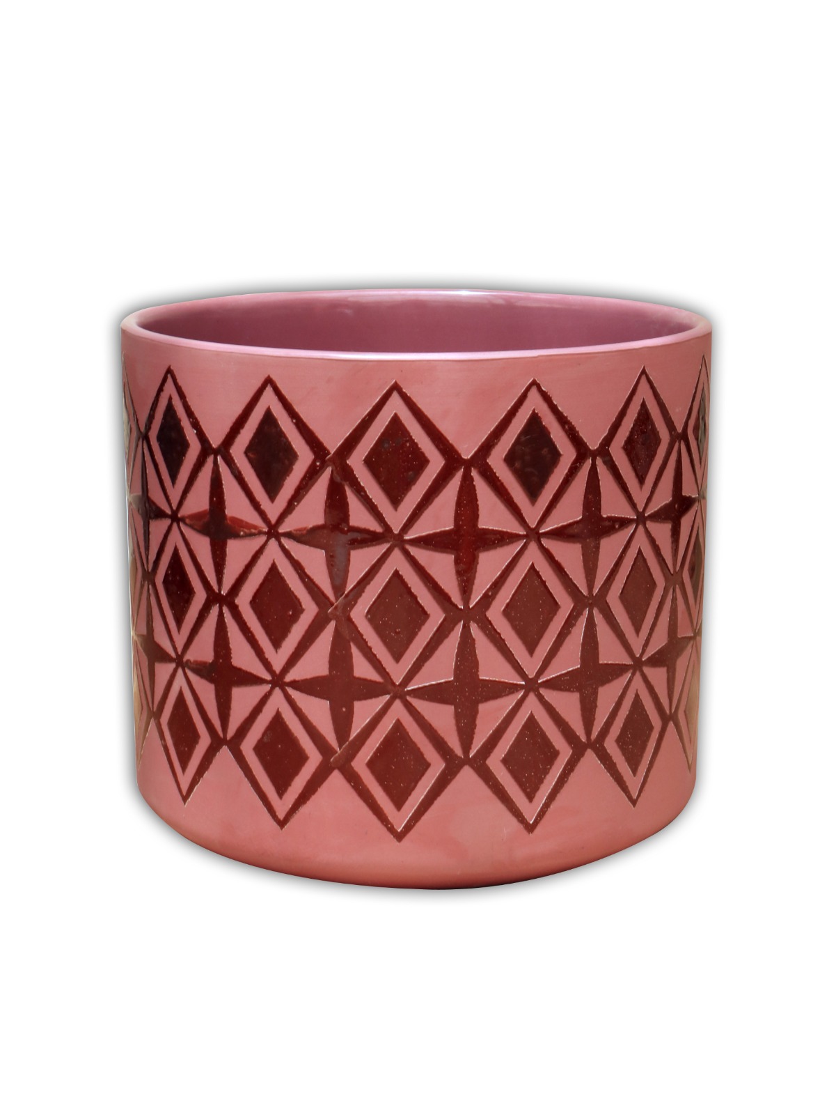 Ceramic Pot 20cm - TS-1281-22 - Deeppink 'Pots & Vases'