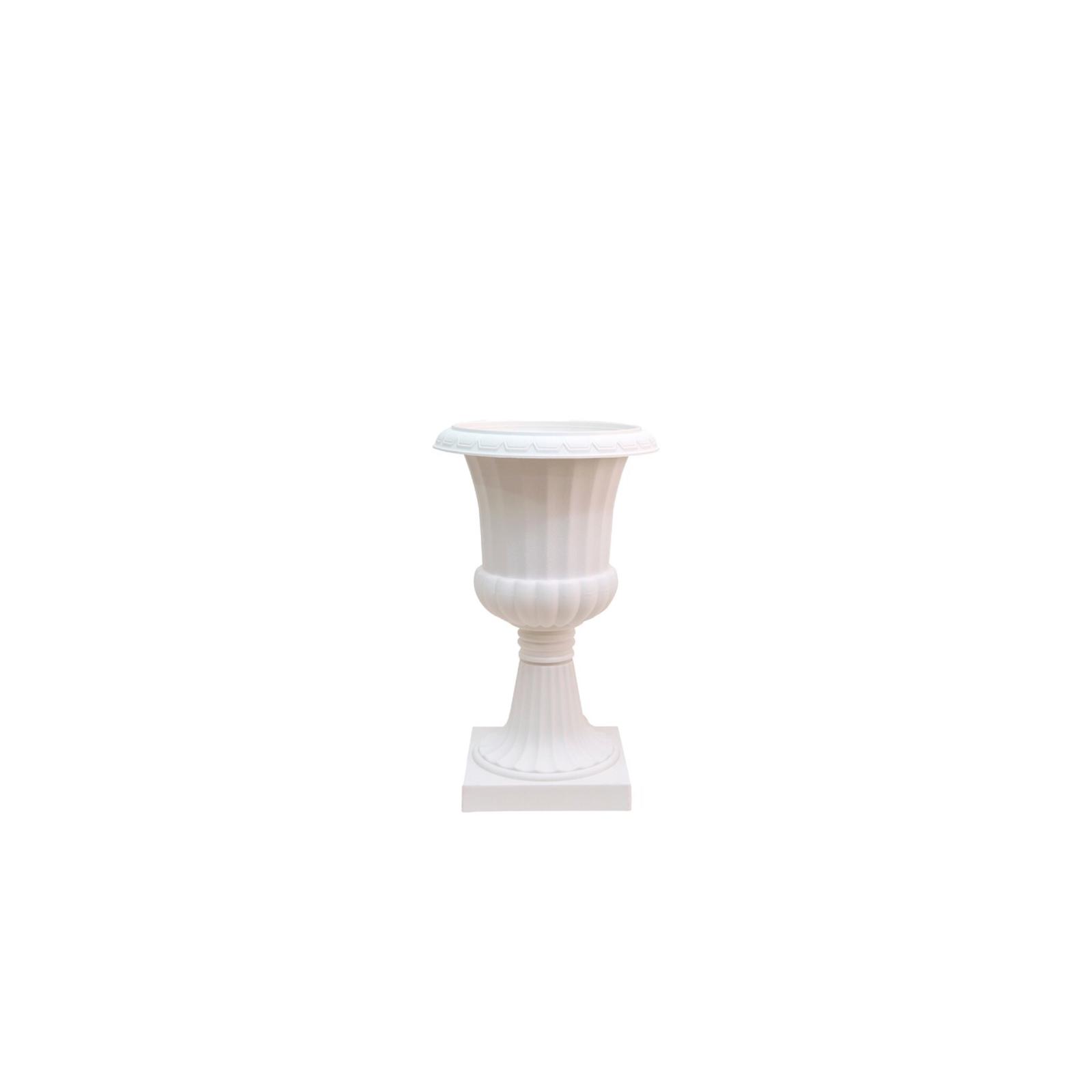 White Medium Plastic Pot  'Pots & Vases'