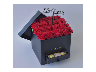 علبة وردة حمراء الحب 'The Valentine Day'