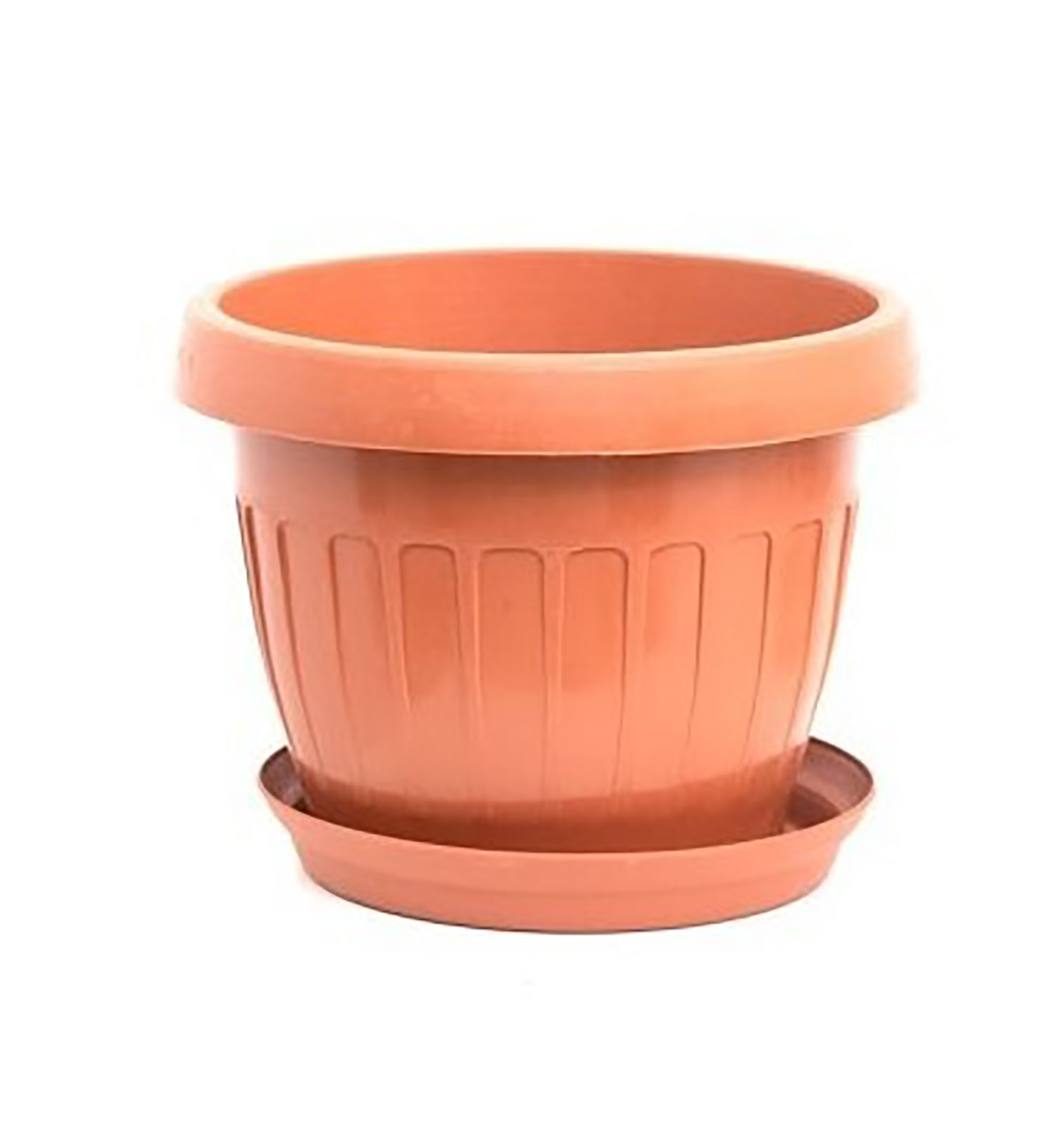 PLASTIC POT STP RED 40 Pots & Vases