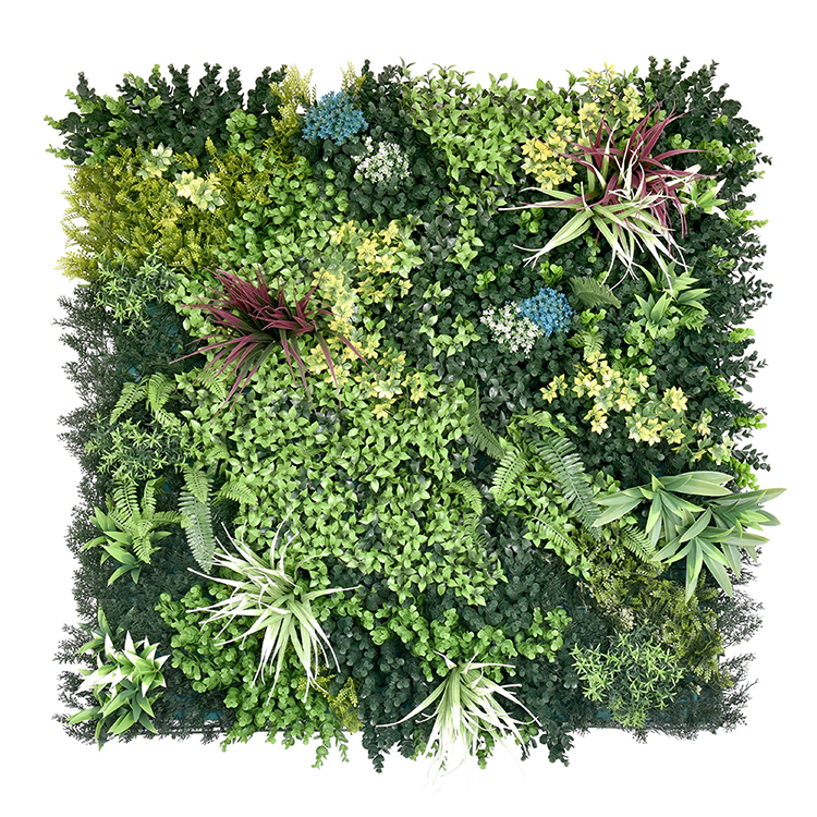 Blue Spirit Hanging Wall Plants 100x100cm Artificial Plants