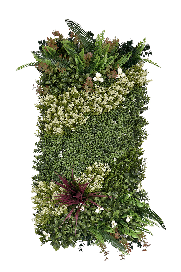 White Blossom Hanging Wall Plants 50x100cm Artificial Plants