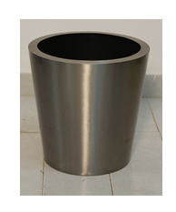 SS CONICA PLUS SILVER 40*60*30 Pots & Vases