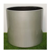 ALUMINIUM PRIME MATT SILVER 30*30 Pots & Vases