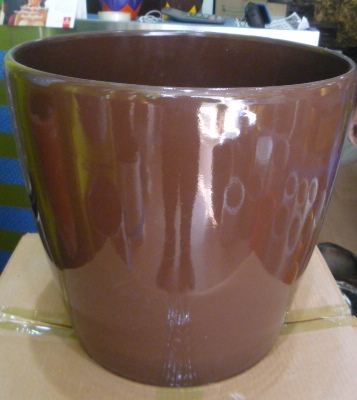 FIBER LECHUZA CLASSIC BROWN 35*33 Pots & Vases