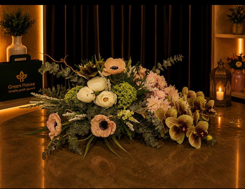 Premium Floral Arrangement Flower with Base